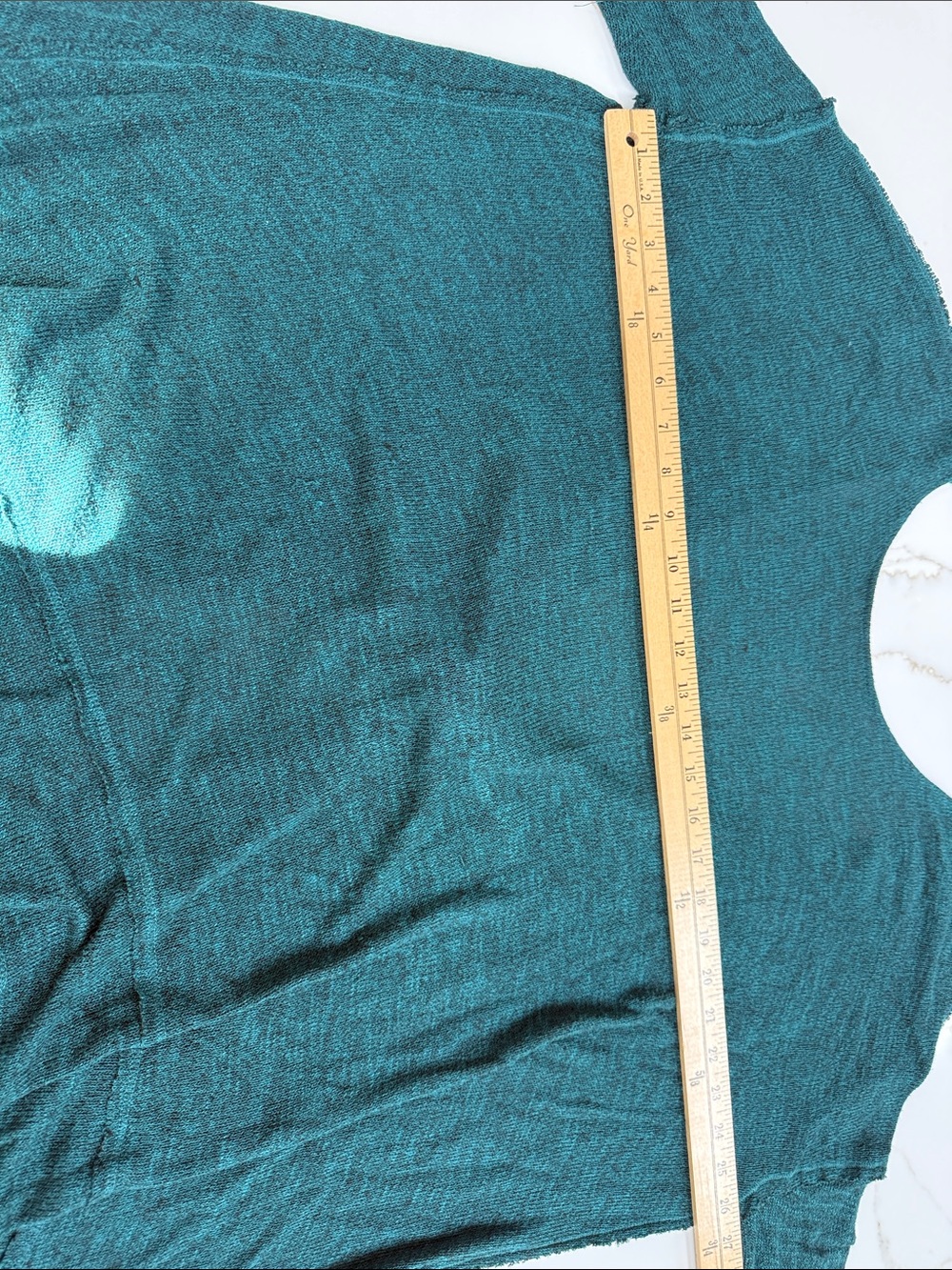 Free People Teal Crew Neck Sweater - Picture 8 of 8